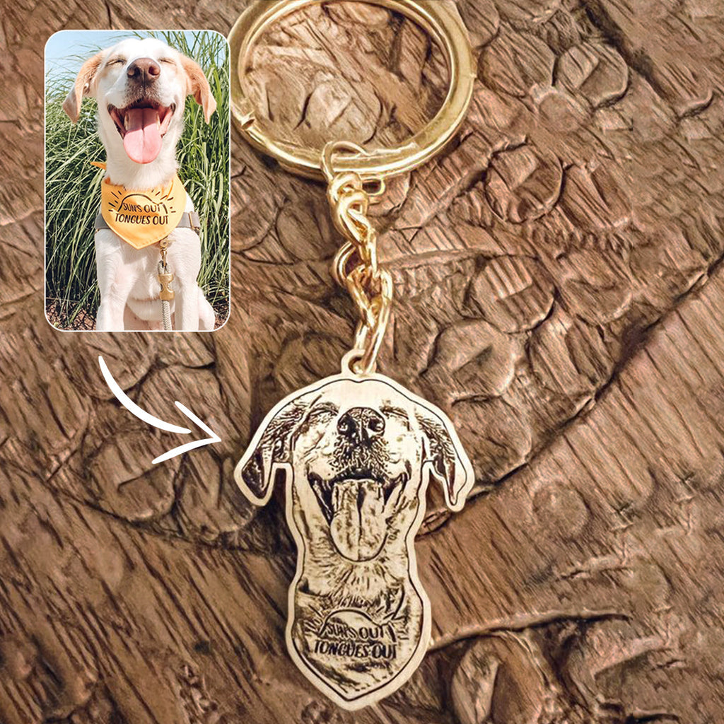 Your Pet as a Keychain Jewellery Bailey's Blanket 